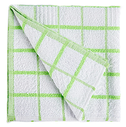 Arte Regal utierka z mikrovlákna 50 x 50 cm biela/zelená