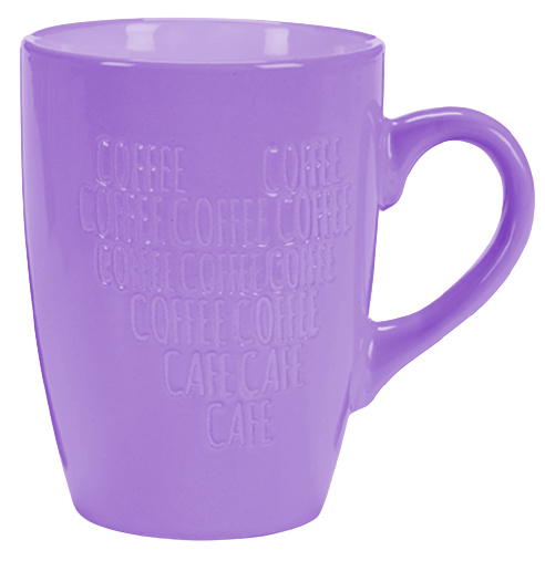 Arte Regal hrnček Káva 350 ml porcelán fialový