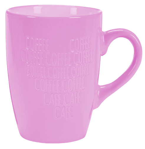 Arte Regal hrnček Káva 350 ml porcelán ružový