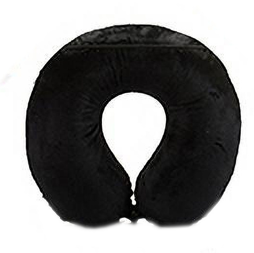 Arte Regal vankúšik na krk 31 cm z pamäťovej peny čierny