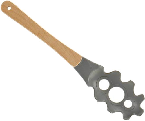 Arte Regal lyžice na cestoviny 34,5 x 7,5 x 5 cm drevo svetlé prírodné/šedá