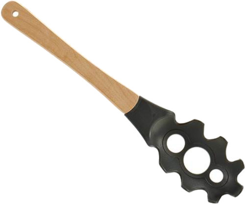 Arte Regal lyžice na cestoviny 34,5 x 7,5 x 5 cm drevo svetlé prírodné/šedá