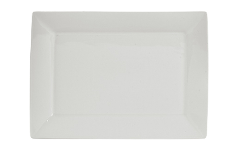 Arte Regal servírovací tanier 37 x 26 x 3 cm keramický biely