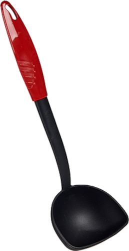 Arte Regal polievková naberačka 30,5 cm nylon čierno / červená