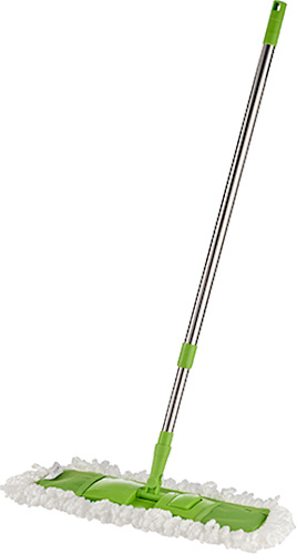 Arte Regal podlahový stierač 80-150 cm oceľ/polyester zelený 2 diely