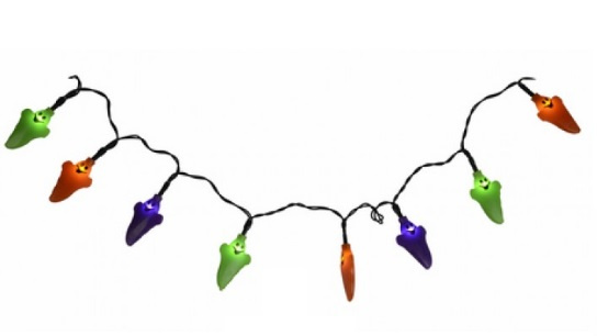 Arti Casa svetelná šnúra Halloween duch LED plast viacfarebná