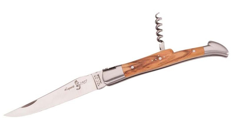 Arto vreckový nôž 22 cm nerez/drevo strieborná/svetlo hnedá