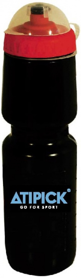 drinking bottle 700 ml black/red