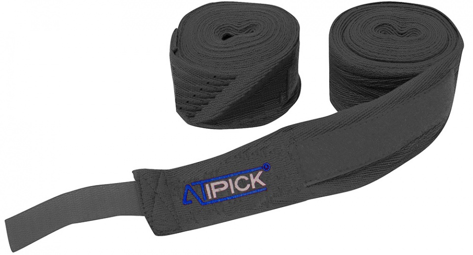 boxing bandage 5 m x 5 cm cotton/velcro black