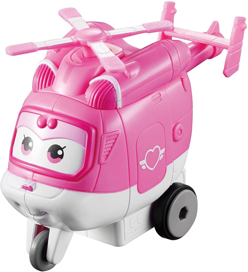 Auldey super wings vroom 'n zoom dizzy 16 cm roze