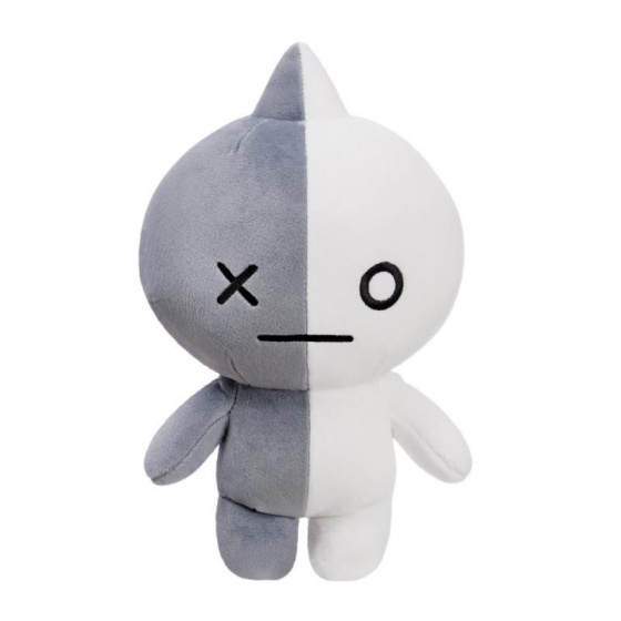 Aurora knuffel Linefriends BT21 Van 18 cm pluche grijs/wit Aurora knuffel Linefriends BT21 Van 18 cm pluche grijs/wit