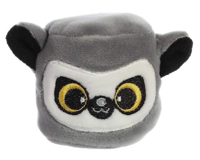 Aurora mini knuffel yoohoo beanbag 6 cm grijs