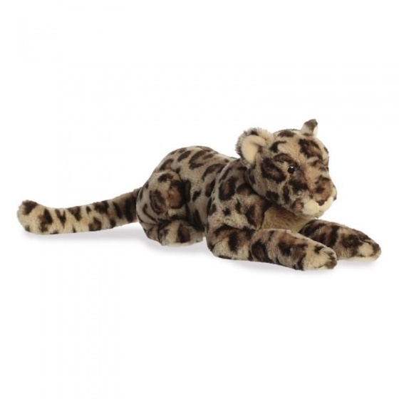 Aurora pluchen knuffel jaguar jira 51 cm junior donkerbruin