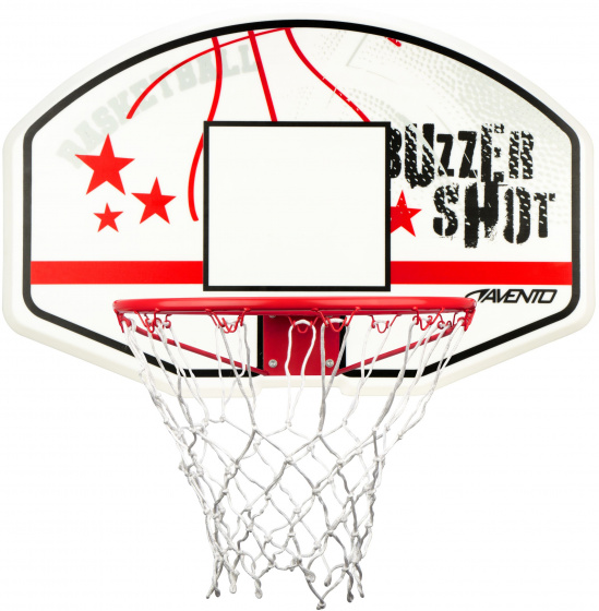 basketball board BuzzerShot 90 cm polyethene white 5-piece