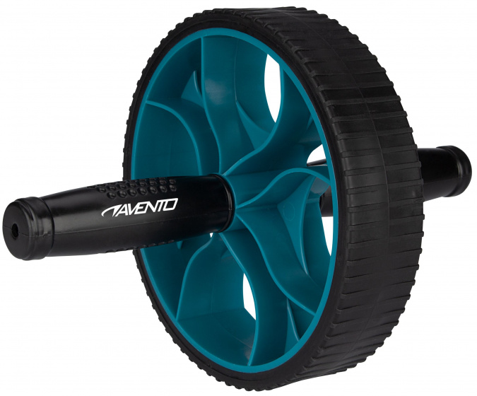 fitness wheel Power Ab-Roller 17 cm black/blue