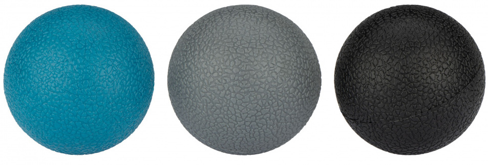 massage balls Oslash 5.0 cm blue/grey/black 3 pieces