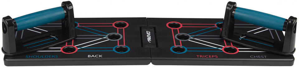 push-up board foldable 64 x 20 cm black