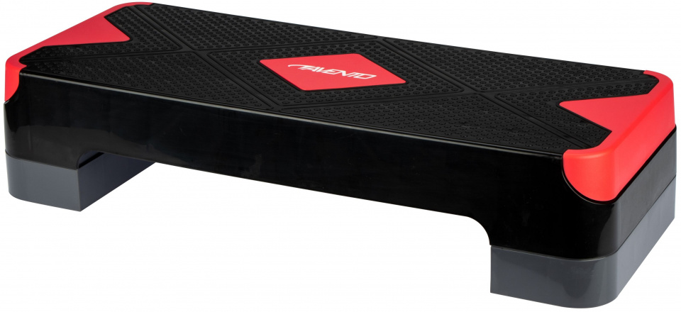 step bench 66 x 25 x 15 cm black/red