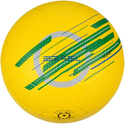 street soccer Worldcup Brazil rubber yellow size 5