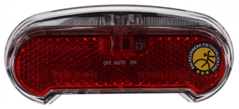 AXA zadní světlo Riff baterie led černá / červená