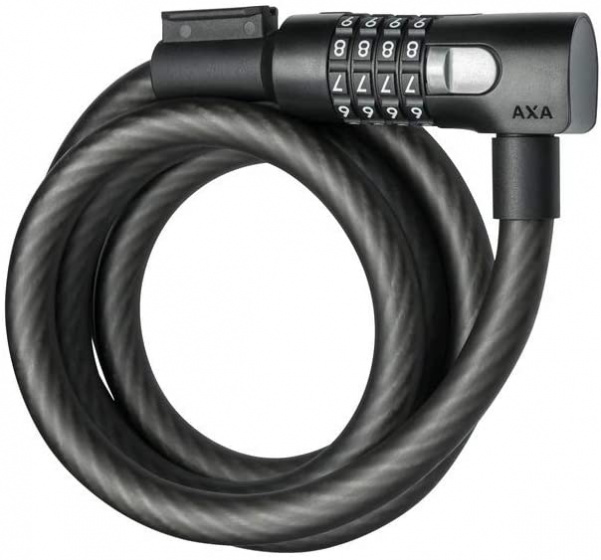 AXA kabelslot resolute c15 180 Ø15 mm / 1800 mm zwart