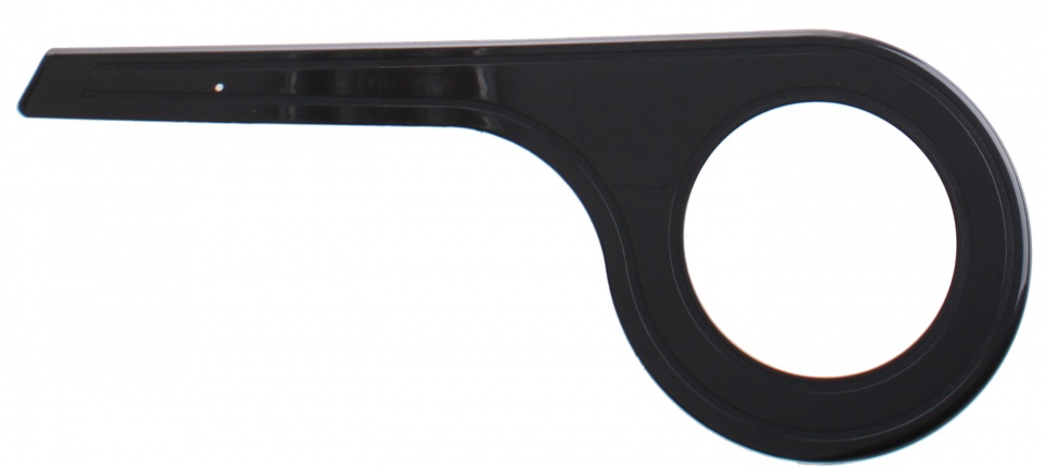 AXA Kryt řetězu GSR 26/28-palcový otevřený černý 53,5 x 22,5 cm