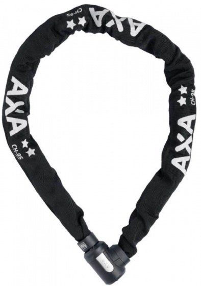 AXA Retiazka Chertolock s nylonovým poťahom 950 x 9 mm čierna