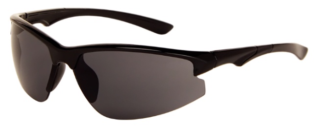 AZ-Eyewear pánske slnečné okuliare čierne so sivým zorníkom (9180 P)