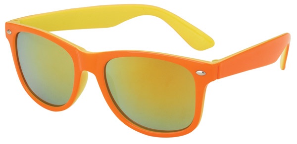 AZ-Eyewear slnečné okuliare so zrkadlovým zorníkom unisex oranžovo/žlté (AZ-14-126)
