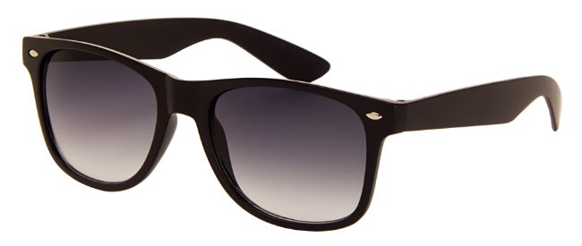 AZ-Eyewear slnečné okuliare Original unisex matné čierne so sivým zorníkom (AZ-60)