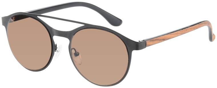 AZ-Eyewear slnečné okuliare panto čierne unisex (A-Z17612)
