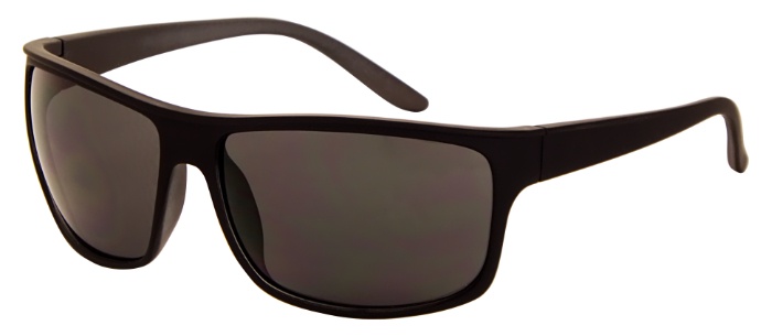AZ-Eyewear slnečné okuliare obdĺžnikové pánske matné čierne (A-Z9210)