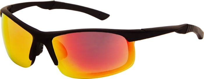 AZ-Eyewear slnečné okuliare obdĺžnikové matné čierne pánske (A-Z9160)