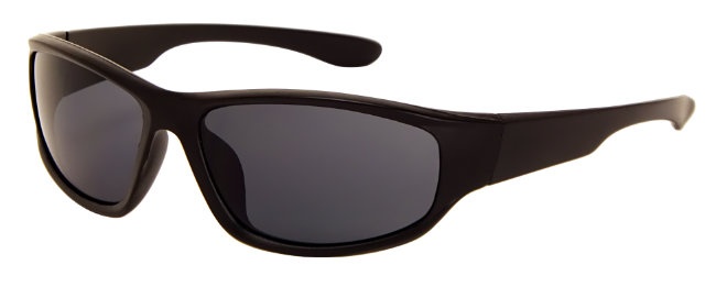 AZ-Eyewear slnečné okuliare unisex matné čierne so sivým zorníkom (AZ-170)
