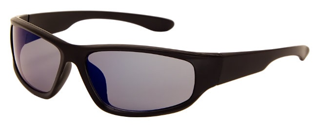 AZ-Eyewear slnečné okuliare unisex matné čierne so zrkadlovým sklom (AZ-170)