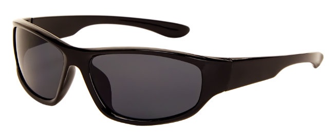 AZ-Eyewear unisex slnečné okuliare čierne so sivým zorníkom (AZ-170)