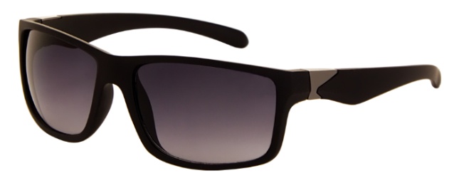 AZ-Eyewear slnečné okuliare unisex matné čierne so sivým zorníkom (8260 P)