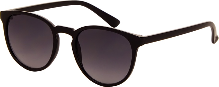 AZ-Eyewear slnečné okuliare unisex matné čierne so sivým zorníkom (AZ-2100)