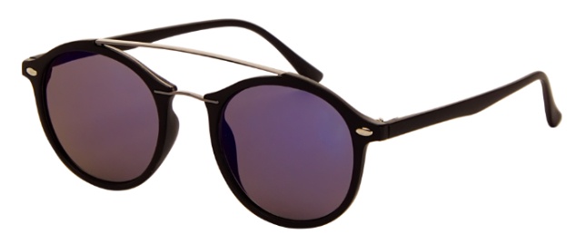 AZ-Eyewear slnečné okuliare unisex matné čierne so zrkadlovým zorníkom (2150 P)