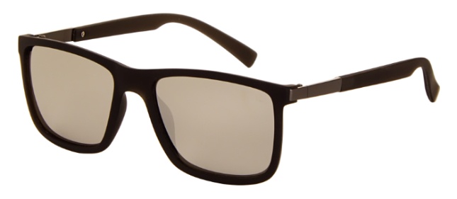 AZ-Eyewear slnečné okuliare unisex matné čierne so zrkadlovým zorníkom (8200 P)