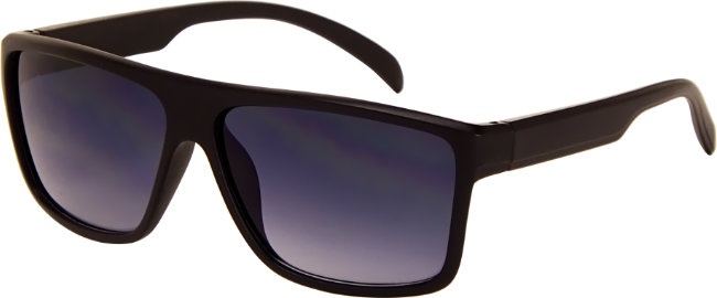 AZ-Eyewear slnečné okuliare unisex matné čierne s dymovým zorníkom (AZ-164)
