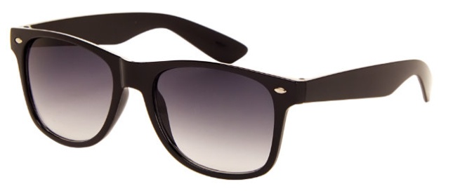 AZ-Eyewear unisex slnečné okuliare čierne so sivým zorníkom (050 P)