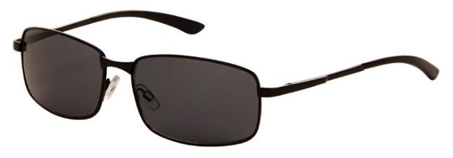 AZ-Eyewear unisex slnečné okuliare čierne so sivým zorníkom (7100 P)