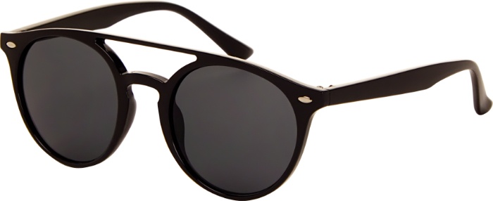 AZ-Eyewear slnečné unisex okuliare čierne so sivým zorníkom (AZ-2110)