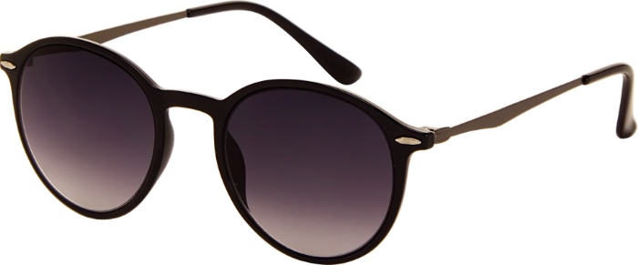 AZ-Eyewear slnečné unisex okuliare čierne so sivým zorníkom (AZ-2140)