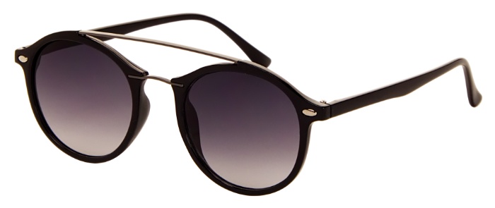 AZ-Eyewear slnečné unisex okuliare čierne so sivým zorníkom (AZ-2150)