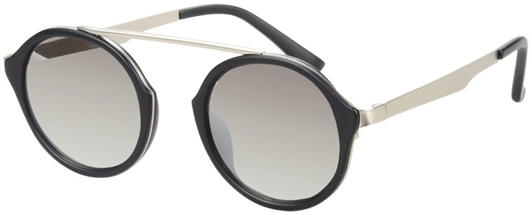 AZ-Eyewear unisex slnečné okuliare čierne so zrkadlovým sklom (AZ-17-200)