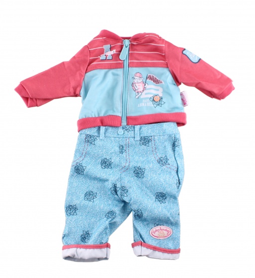 Baby Annabell súprava oblečenia pre bábiku 46 cm modrá 2-dielna