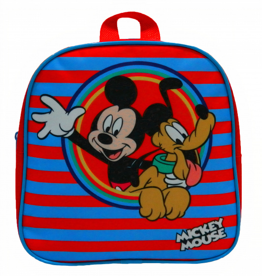 backpack Mickey Mouse junior 24 cm polyester blue/red