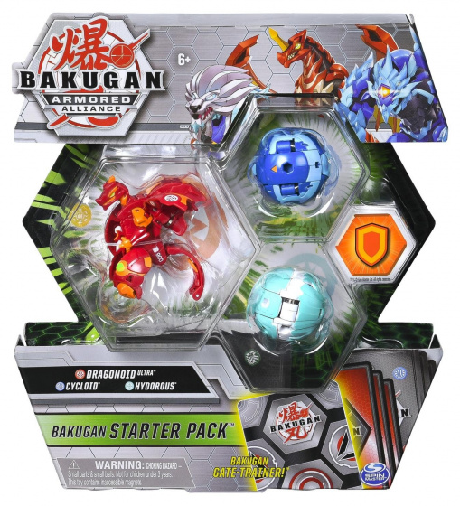 starter kit Dragonoid junior 4.2 cm red 3-part